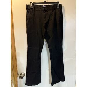 Children's Place Girl's Black Stretch Bootleg Chino Pants NWT - Size 12 Plus